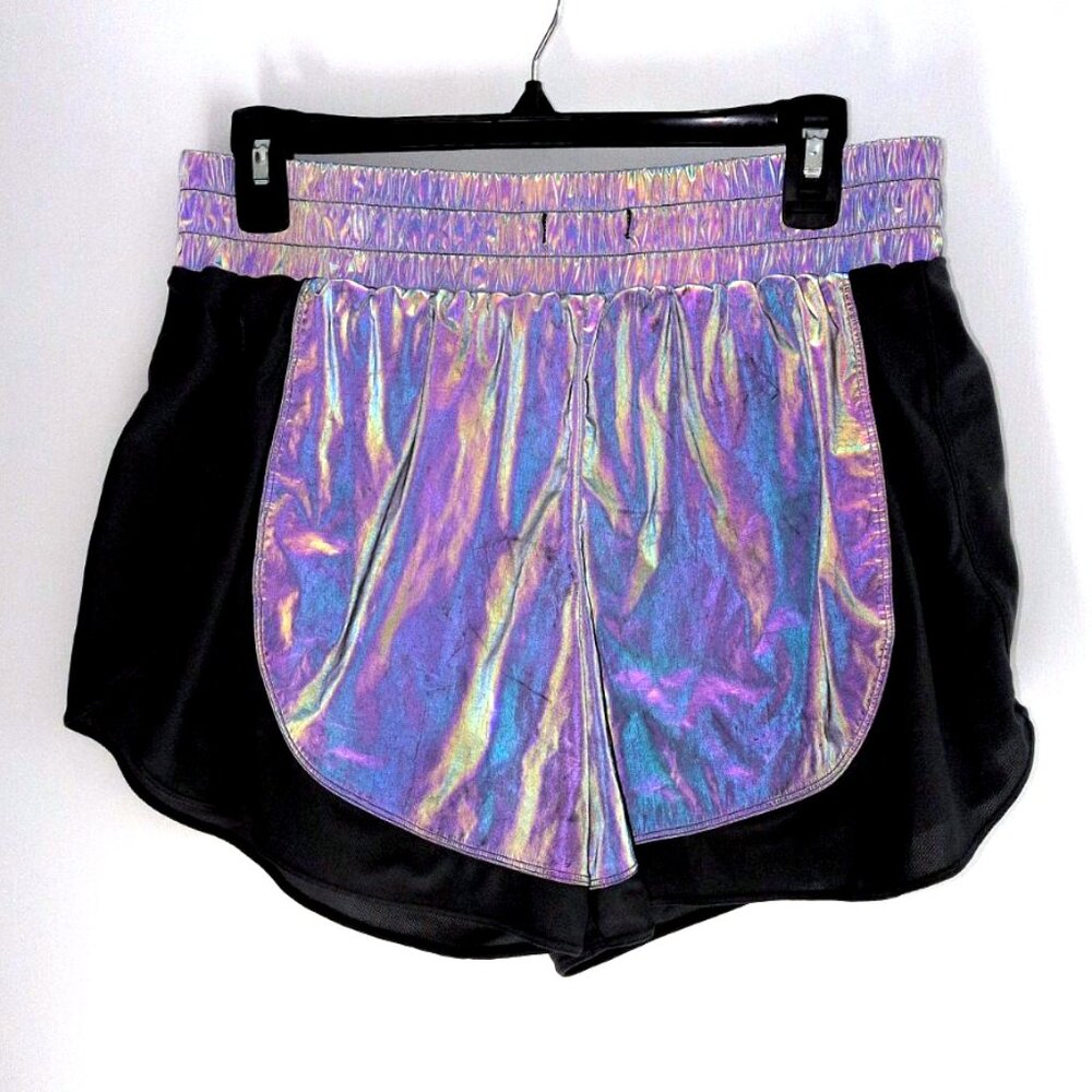 Curves N Combat Boots Reflective Running Shorts XL no drawstring